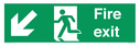 fire-exit-sign-with-arrow-diagonal-down--left--running-man-facing-left~